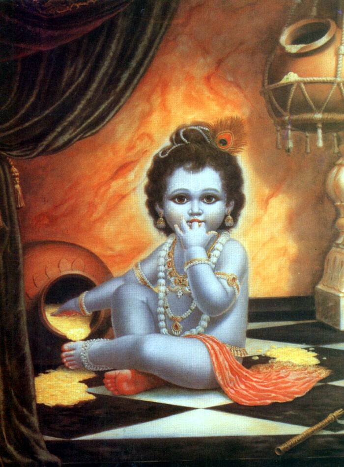 Krishna, the Butter Thief (Greeting Card Pack of 10)