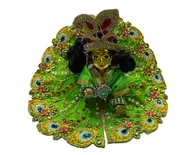 Laddu Gopal Regal Peacock Gem Attire_LG4462