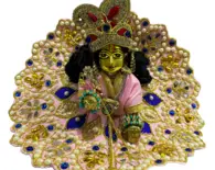 Laddu Gopal Pearls, Colorful Gems Embroidery_LG1460