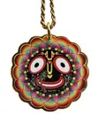 Jagannatha, Baladeva and Lady Subhadra Pendants [Set of 3 Pendants]