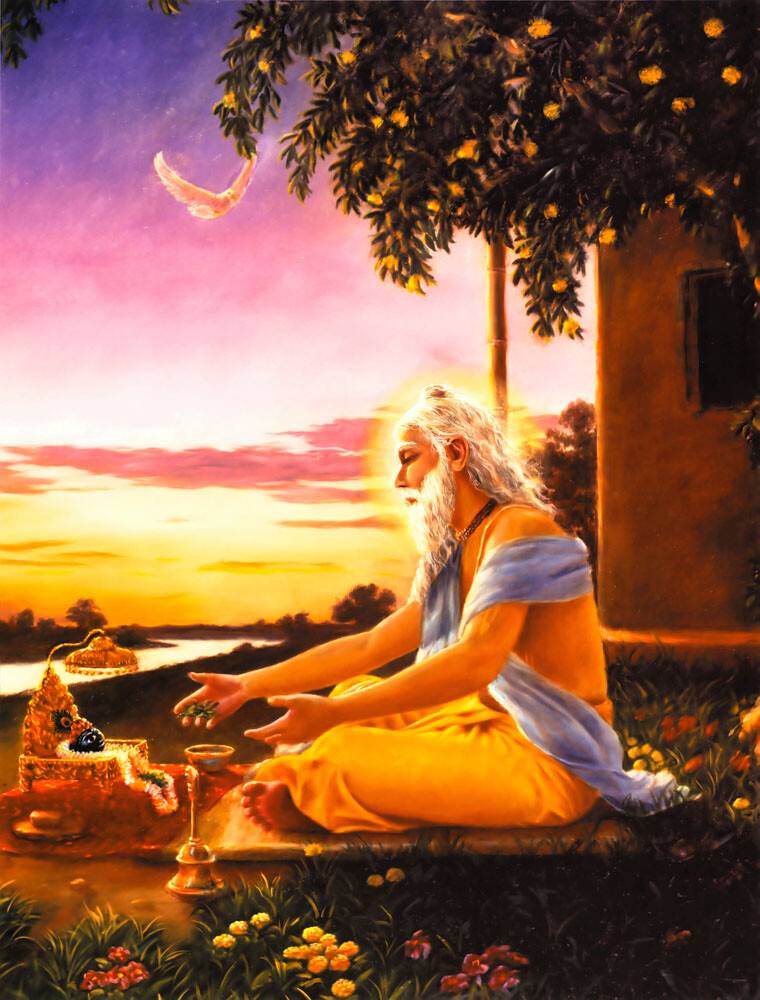 Advaita Acharya Prays for the Appearance of Lord Caitanya