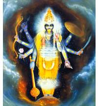 Lord Vishnu Envelops the Universe [Bali Maharaja]