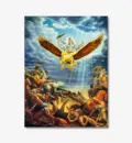 Lord Narayana Rides Garuda Into Battle