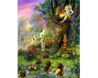 Krishna Returns Stolen Clothes to the Gopis