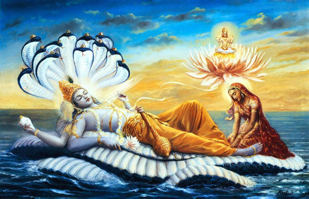 Vishnu on the Bed of Ananta