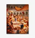 Lord Krishna Worshiped at the Rajasuya-Yajna [Sacrifice]
