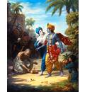 Krishna and Balarma Approach the City of Mathura
