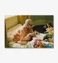 Prabhupada Reading Book at his Desk