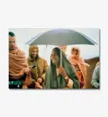 Prabhupada Smiling on Morning Walk with Disciples
