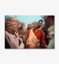 Prabhupada Laughing With Disciples on Morning Walk