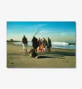 Prabhupada Morning Walk With Disciples on Venice Beach From Behind