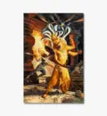 Lord Nrsimhadeva Battles the King of the Demons