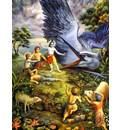 Krishna Kills the Bird Demon