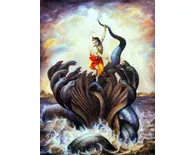 Krishna Chastises the Kaliya Serpent