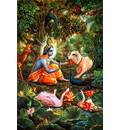 Krishna With the Animals of Vrindavan Forrest