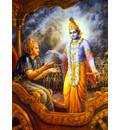 Krishna Instructs Arjuna