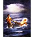 Lord Caitanya Rescued From the Sea