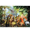 Lord Caitanya\'s Sankirtan With Jungle Animals
