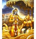 Krishna Instructs Arjuna on the Battlefield of Kuruksettra