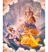 Maha Vishnu and Mother Durga