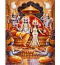 Lakshmi-Narayana: Lord Vishnu and Mother Laksmi