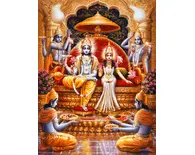 Lakshmi-Narayana: Lord Vishnu and Mother Laksmi