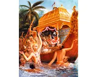 Lord Caitanya Attends the Water Pastimes of Lord Govinda