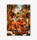 Lord Caitanya Sees Radha and Krishna