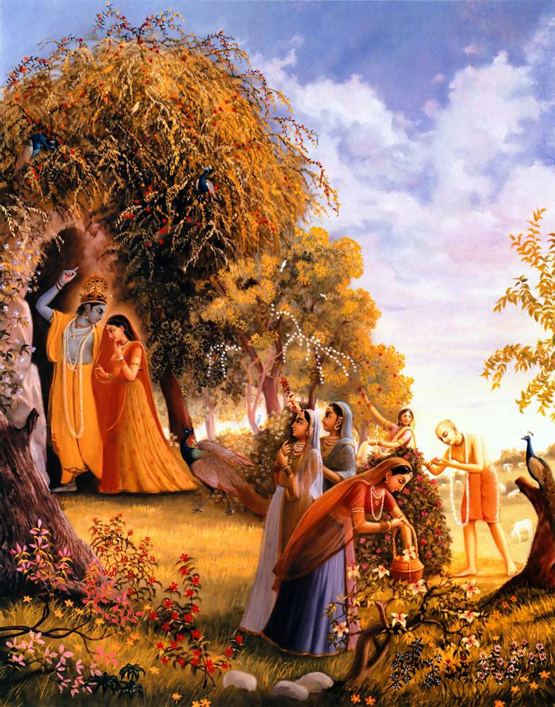 Lord Caitanya Enters the Pastimes of Radha and Krishna