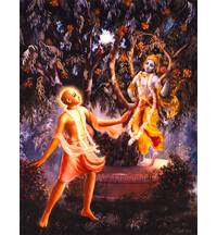 Lord Caitanya Sees Krishna in the Asoka Tree