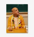Srila Prabhupada Sitting in School Classroom Preaching