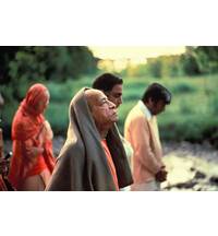 Srila Prabhupada and Disciples on a Morning Walk