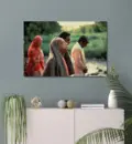Srila Prabhupada and Disciples on a Morning Walk