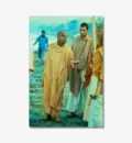 Srila Prabhupada on Morning Walk Juhu Beach Bombay