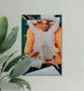 Srila Prabhupada Sitting in Sun