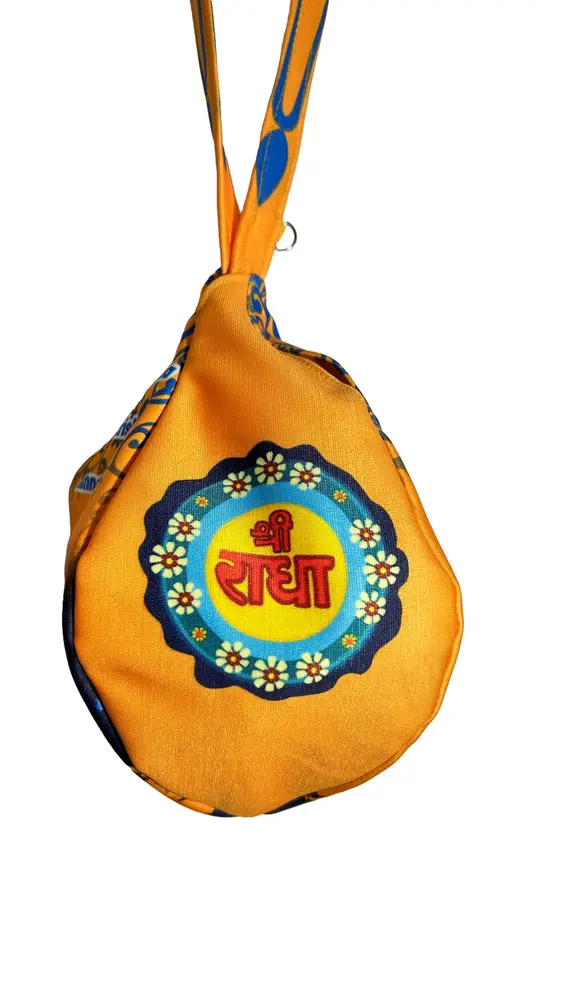 Gaura-Nitai - Digitally Printed Bead-Bag [3 sides and strap] Standard Size