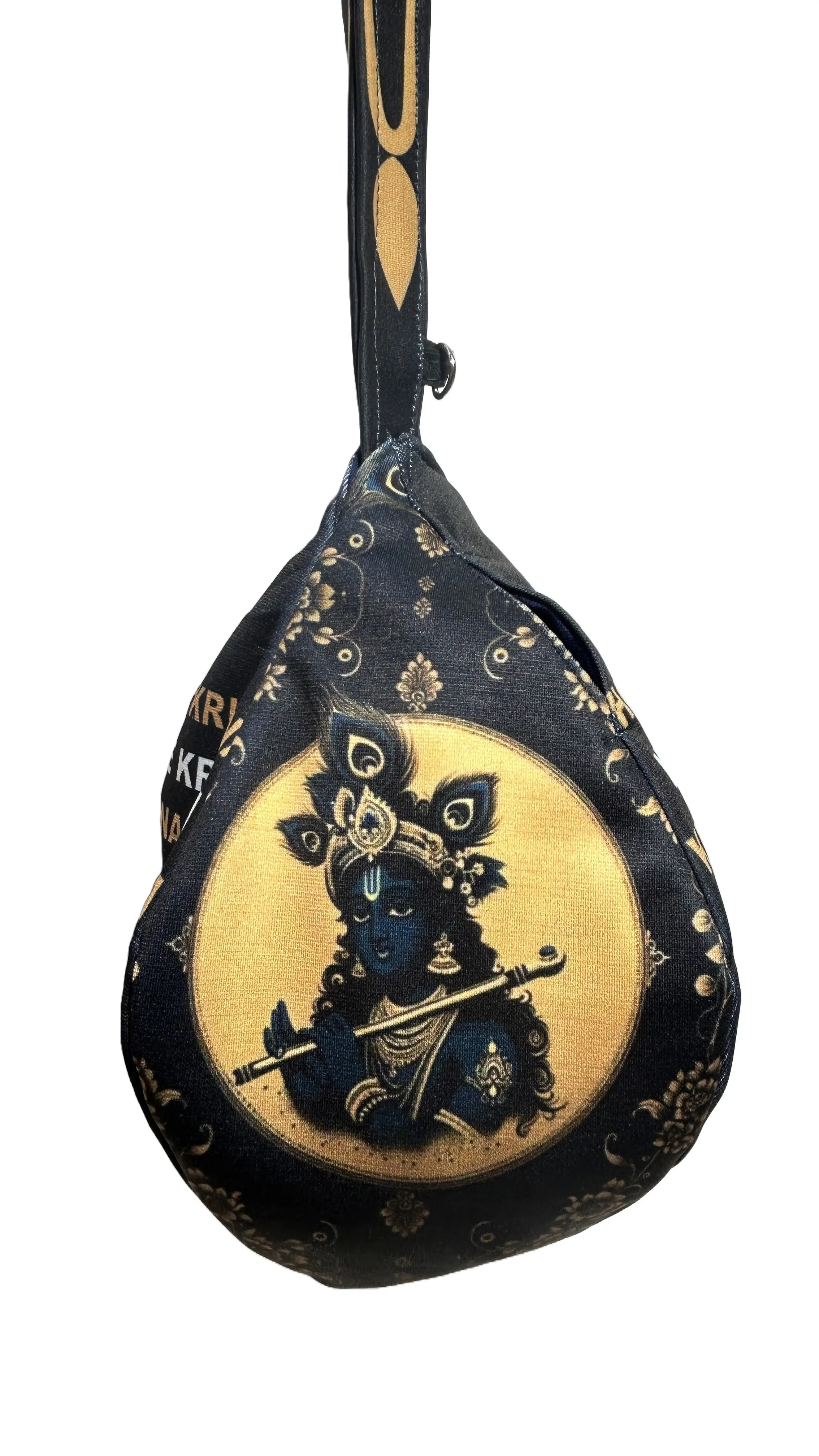 Jaya Gaura - Digitally Printed Bead-Bag [3 sides and strap] Standard Size