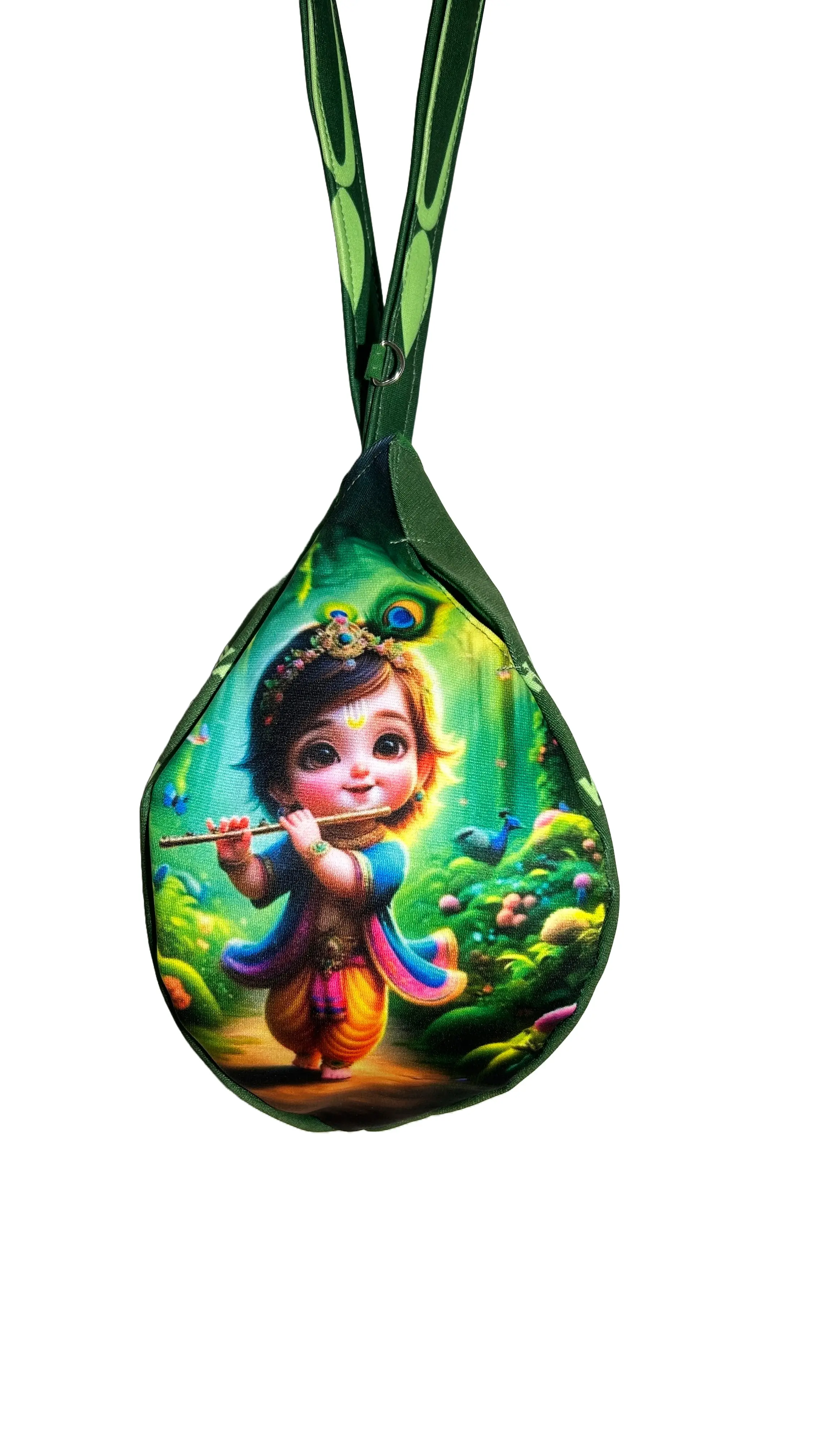 Jaya Gaura - Digitally Printed Bead-Bag [3 sides and strap] Standard Size
