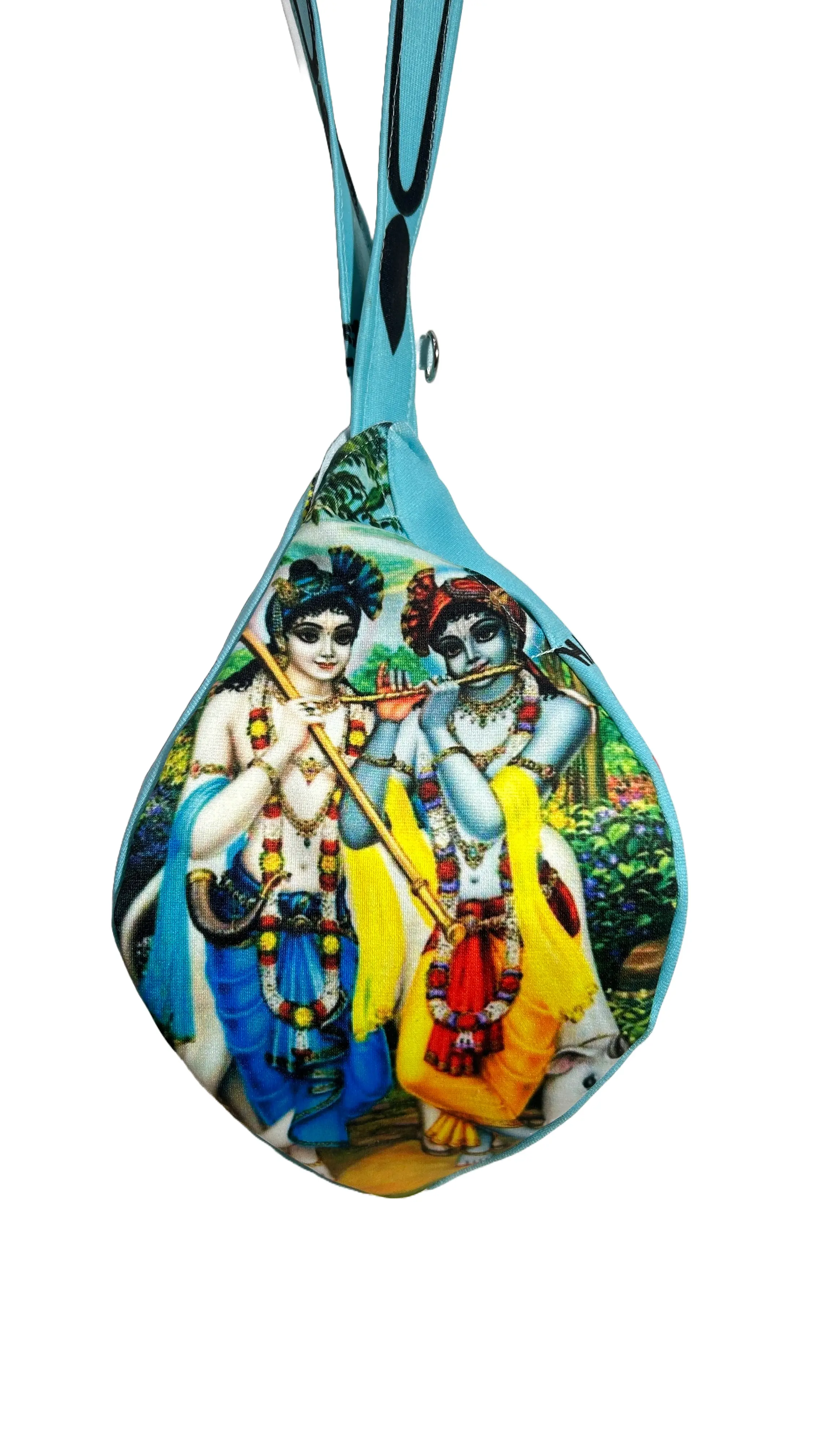 Jaya Gaura - Digitally Printed Bead-Bag [3 sides and strap] Standard Size
