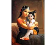 Mother Yasoda and Baby Krishna