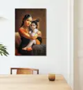 Mother Yasoda and Baby Krishna