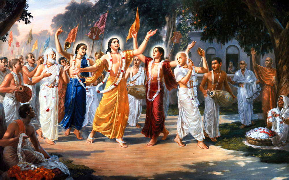 chaitanya mahaprabhu iskcon paintings