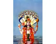 Lord Kesava - Vishnu Painting