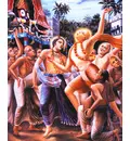 Lord Caitanya Dances at Ratha-Yatra