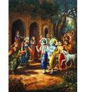 The Gopis Watch Krishna Depart for the Forest