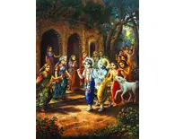 The Gopis Watch Krishna Depart for the Forest