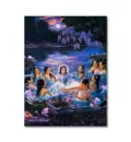 Krishna and the Gopis Bathe in the Yamuna
