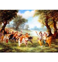 Krishna, Balarama, and Their Friends Enter the Vrindavan Forest