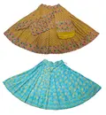 Radha Gopi Set - 3 piece including Blouse and Chunni - Premium Gopi Dress