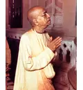 Srila Prabhupada in Vrindavan, Praying